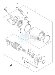 LT-A500X(Z) drawing STARTING MOTOR