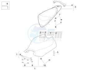 RSV4 1000 Racing Factory L.E. (APAC) (AUS, CP, Ja, MY, NZ, RI, VN) drawing Saddle