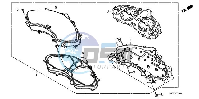 SPEEDOMETER (FJS400D9/FJS 400A)