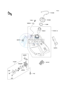 KX 65 A [KX65] (A1-A5) [KX65] drawing FUEL TANK