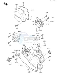 KXT 250 A [TECATE] (A1) [TECATE] drawing ENGINE COVERS_WATER PUMP -- 84 A1- -