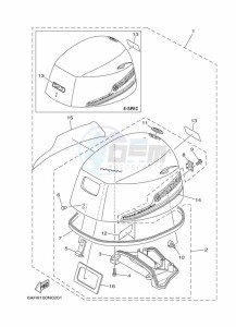 F15CEL drawing FAIRING-UPPER