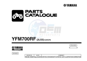 YFM700R YFM700RF RAPTOR 700R (2LS3) drawing .1-Front-Page