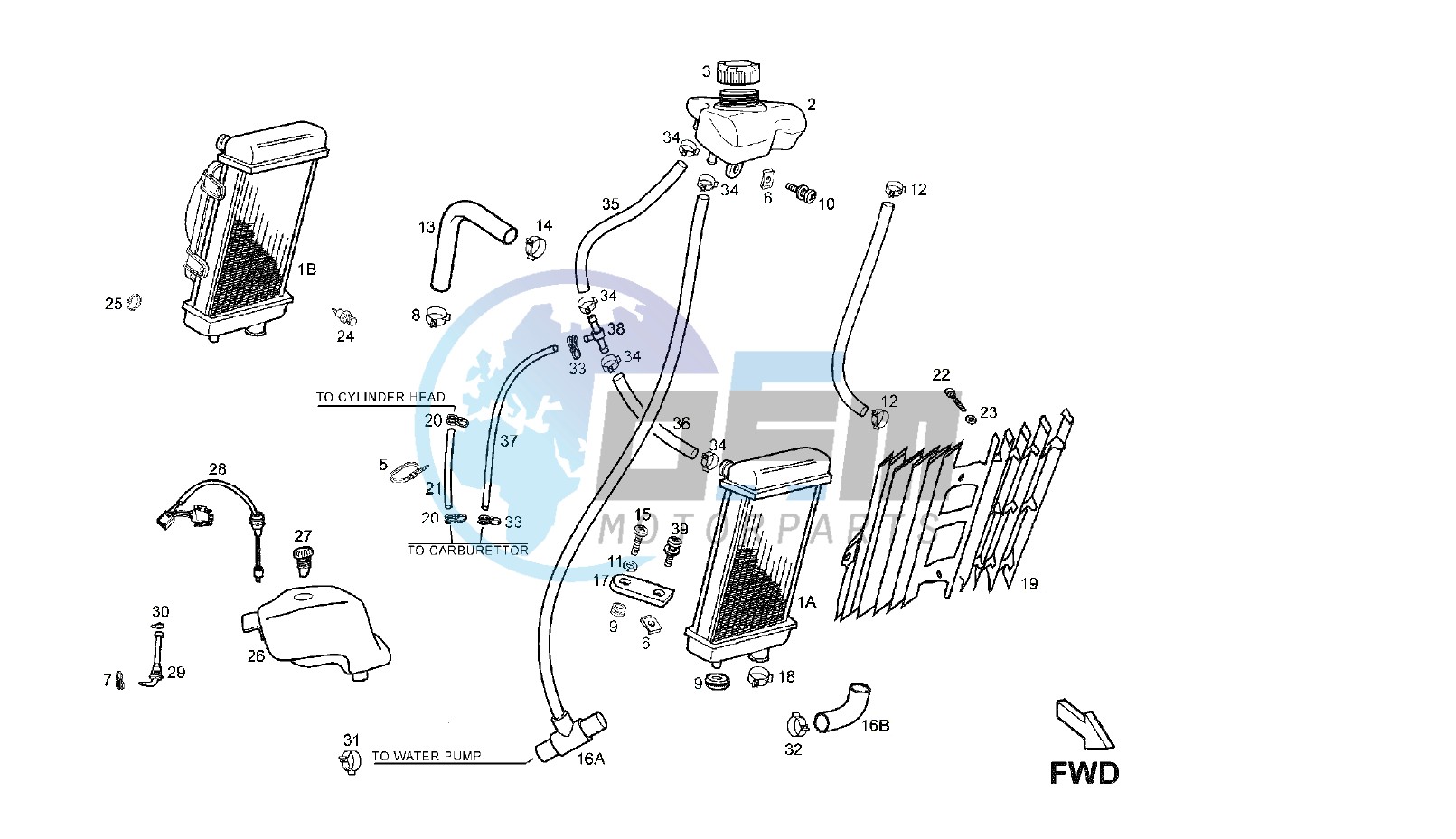 COOLING SYSTEM 7H359741>