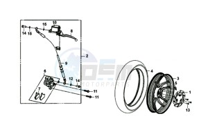 SYMPHONY SR 50 (L8) EU drawing REAR WHEEL