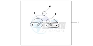 VT750CA9 Ireland - (EK / ST) drawing LEATHER SADDLE BAG SET