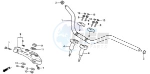 VF750C2 drawing HANDLE PIPE/TOP BRIDGE