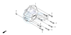 CBR600RR drawing GENERATOR COVER