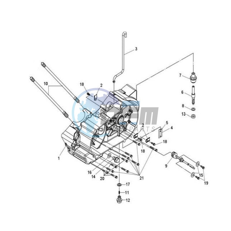 CRANKCASE / STARTER