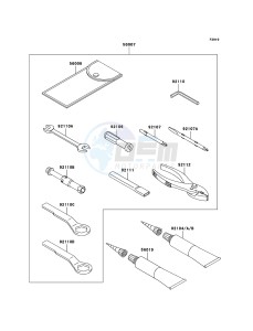 Z750 ZR750L8F GB XX (EU ME A(FRICA) drawing Owner's Tools