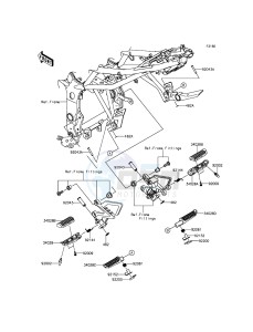 Z250SL_ABS BR250FFS XX (EU ME A(FRICA) drawing Footrests