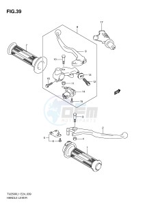 TU250X (E24) drawing HANDLE LEVER