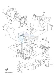 XVS950CU XV950 (2DE2) drawing SIDE COVER