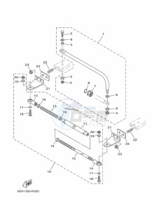 F115BETL drawing STEERING-ATTACHMENT