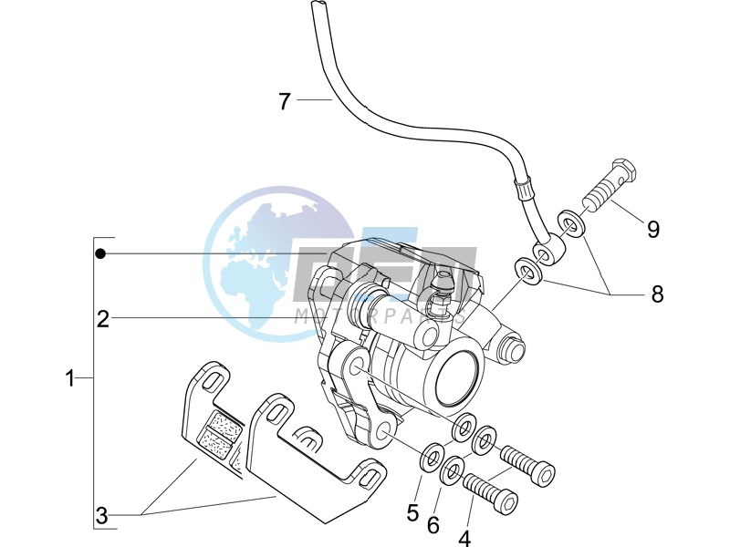 Brakes pipes - Calipers