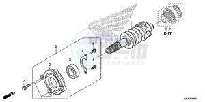 CTX1300AE CTX1300A UK - (E) drawing PRIMARY SHAFT