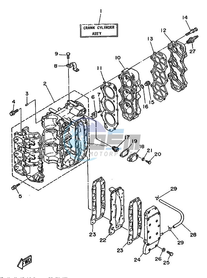 CYLINDER--CRANKCASE