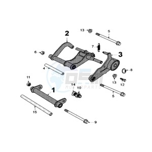 GEOPOLIS 250SC EU drawing ENGINEMOUNT