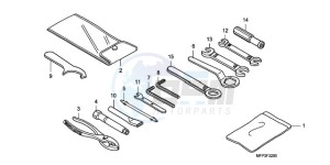 CB1300SA9 UK - (E / ABS BCT MKH MME TWO TY2) drawing TOOLS