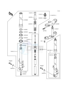 ZX 750 J [NINJA ZX-7] (J1-J2) [NINJA ZX-7] drawing FRONT FORK