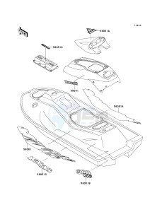 JH 900 A [900 ZXI] (A1-A3) [900 ZXI] drawing DECALS-- JH900-A1- --- WHITE_RED- -