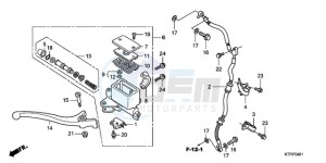 SH1509 Europe Direct - (ED / 2ED) drawing FR. BRAKE MASTER CYLINDER (SH1259/1509)