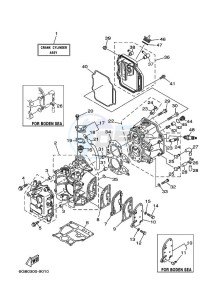 FT9-9A drawing CYLINDER--CRANKCASE