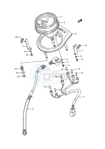 LS650 (E28) SAVAGE drawing SPEEDOMETER