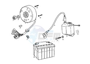 SENDA R X-RACE - 50 cc drawing FLYWHEEL MAGNETO