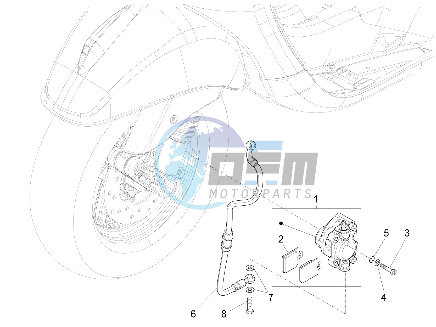 Brakes pipes - Calipers