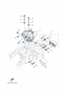 MT-07 ABS MTN690-U (B8M3) drawing TAILLIGHT