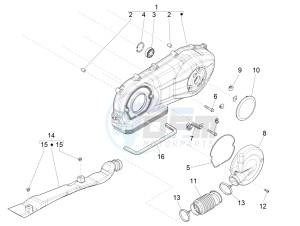 LIBERTY 125 4T E4 POSTE (EMEA) drawing Crankcase cover - Crankcase cooling