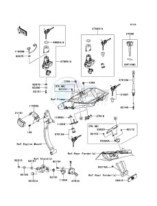 Z1000SX ABS ZX1000HDF FR GB XX (EU ME A(FRICA) drawing Ignition Switch