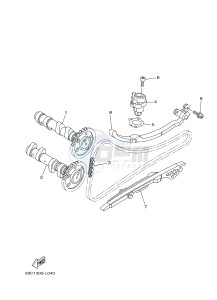 XP500A T-MAX 530 (2PWC) drawing CAMSHAFT & CHAIN