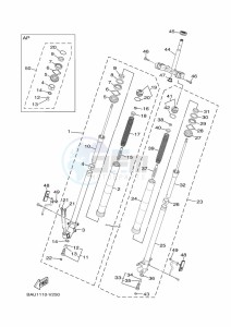 XTZ690 TENERE 700 (BHL9) drawing FRONT FORK