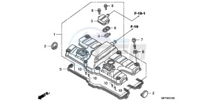 CB1300S9 Australia - (U / BCT MME TWO) drawing CYLINDER HEAD COVER