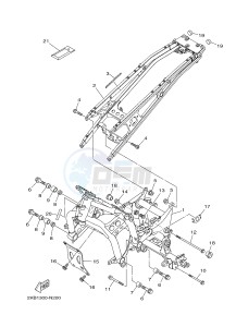 XT1200ZE SUPER TENERE ABS (2KB1 2KB2) drawing FRAME