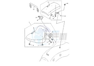 XVS DRAG STAR 650 drawing SEAT