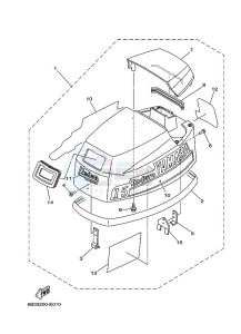 E15D drawing FAIRING-UPPER