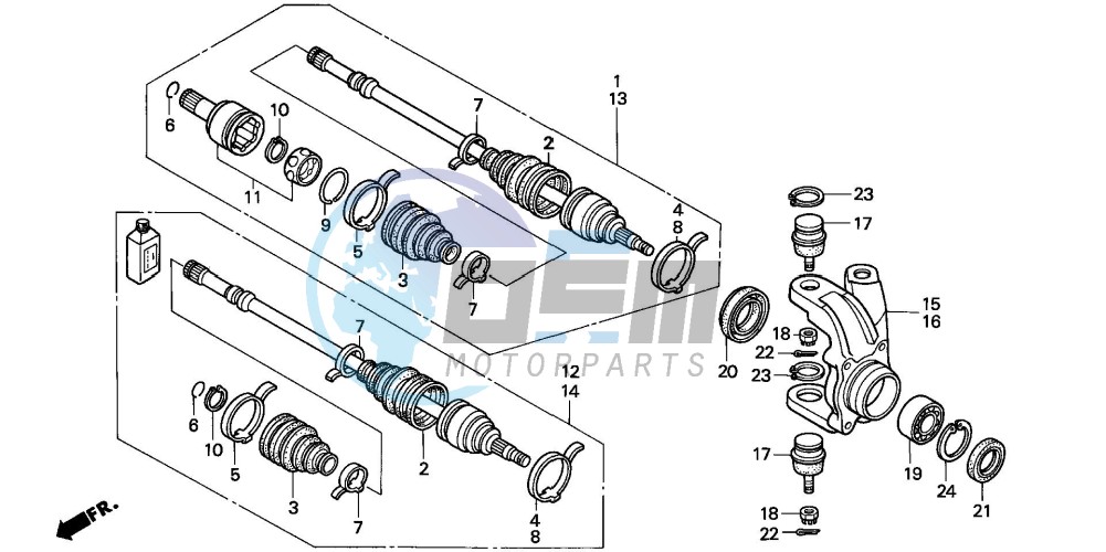 KNUCKLE/DRIVESHAFT