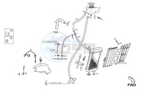 SX 50 (EMEA) drawing Water cooler