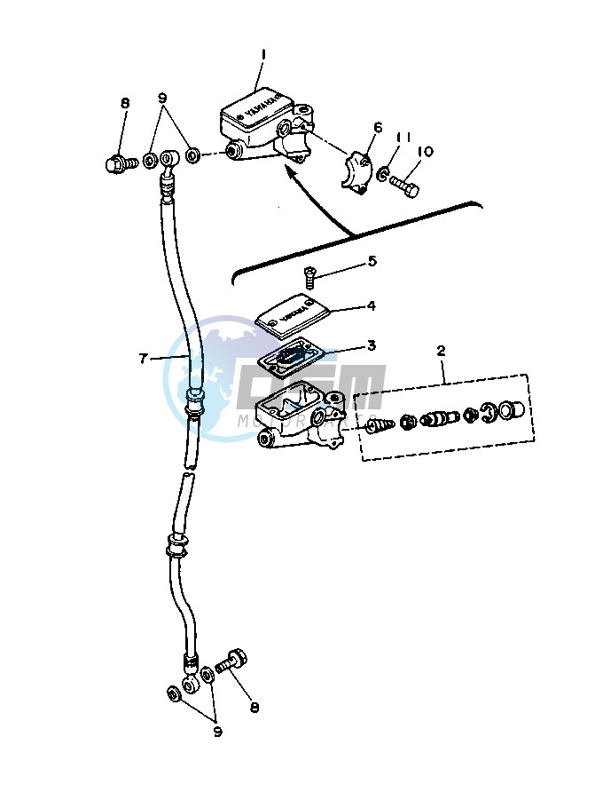 FRONT MASTER CYLINDER (XV 2505)