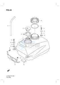 UH125ZE BURGMAN EU drawing FUEL TANK