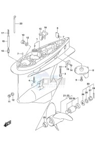 DF 175 drawing Gear Case