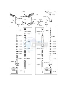 KLX250 KLX250SGF XX (EU ME A(FRICA) drawing Front Fork