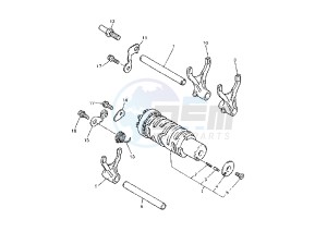 FZS FAZER 600 drawing SHIFT CAM-FORK