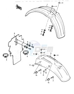 KDX 420 B [KDX420] (B1) [KDX420] drawing FENDERS