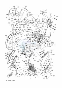 CZD300-A XMAX 300 (BY35) drawing WINDSHIELD