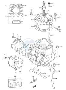 RMX250 (E1) drawing CYLINDER