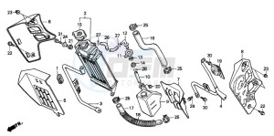 CRM50R drawing RADIATOR